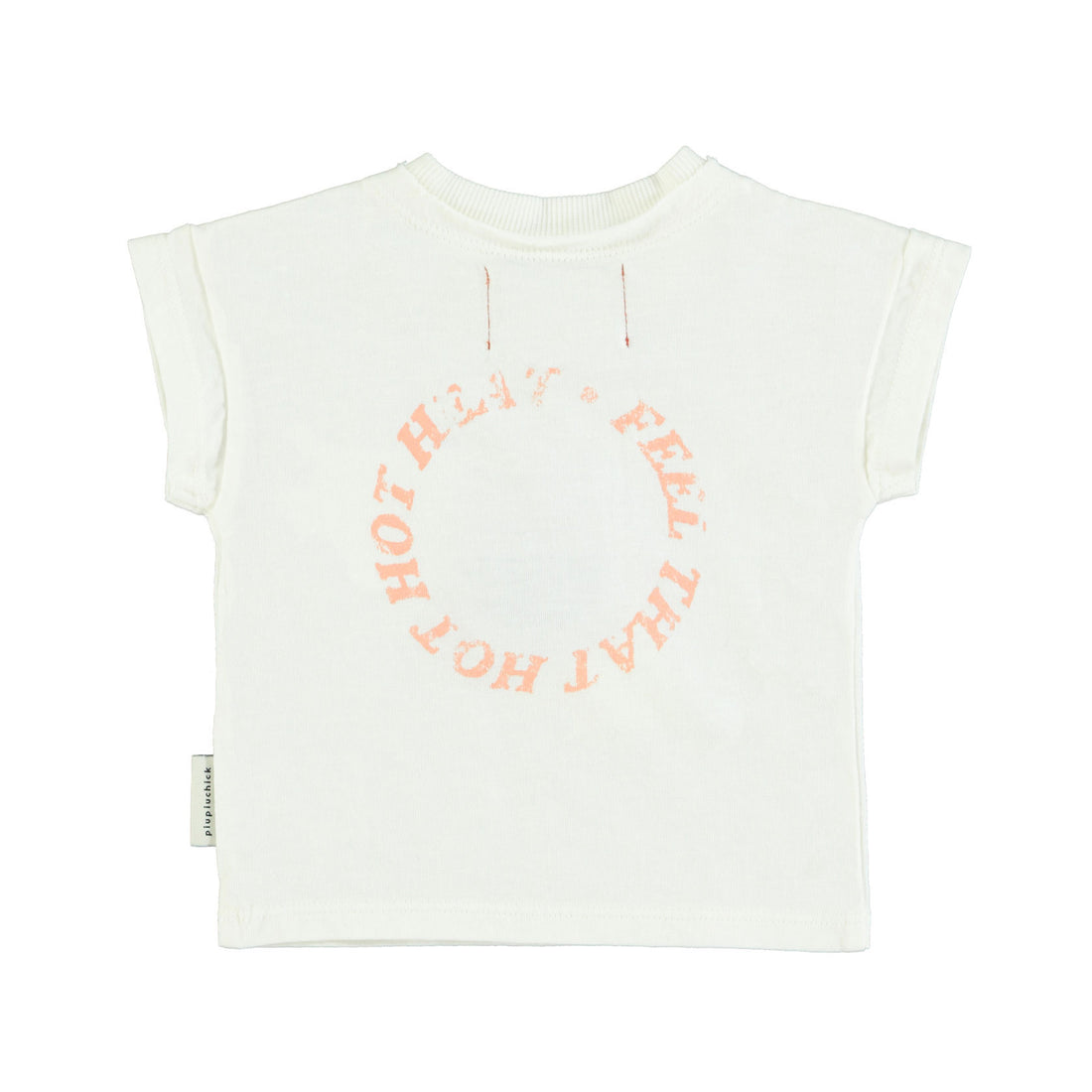 Piupiuchick Ecru Heart Print Tee