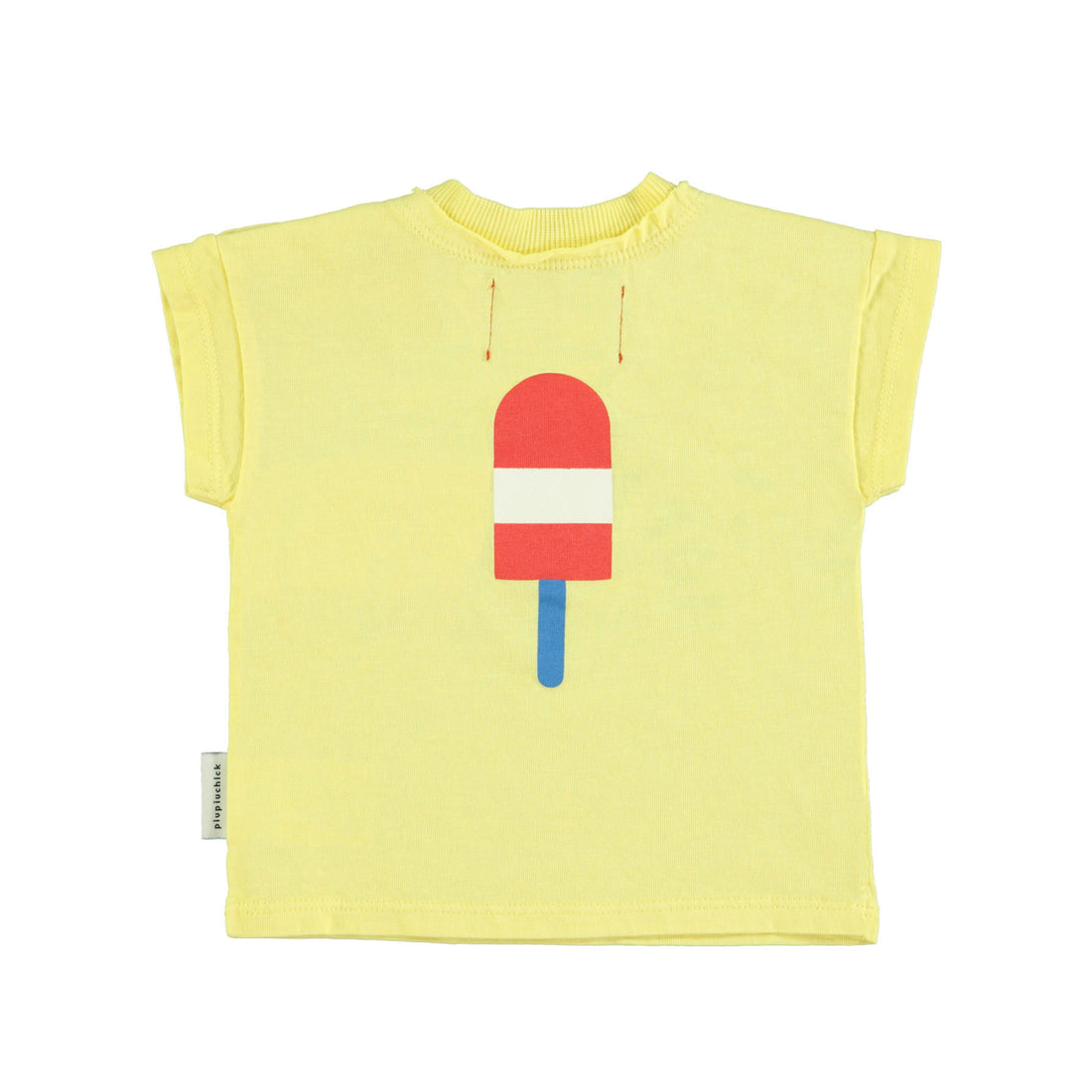 Piupiuchick Yellow Ice Cream Print Tee