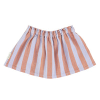 Piupiuchick Orange/ Purple Stripes Short Skirt