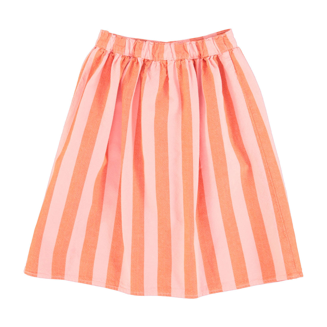 Piupiuchick Orange/ Pink Stripes Long Skirt