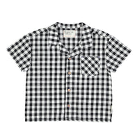 Piupiuchick Black/ White Checkered Hawaiian Shirt