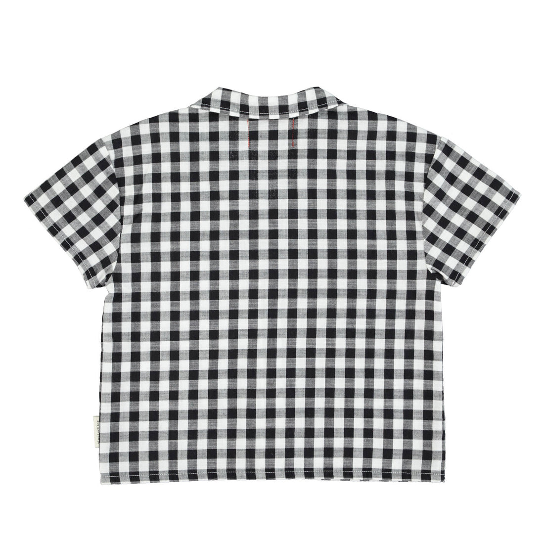 Piupiuchick Black/ White Checkered Hawaiian Shirt