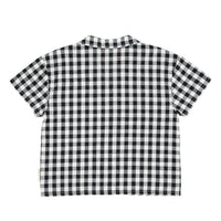 Piupiuchick Black/ White Checkered Hawaiian Shirt