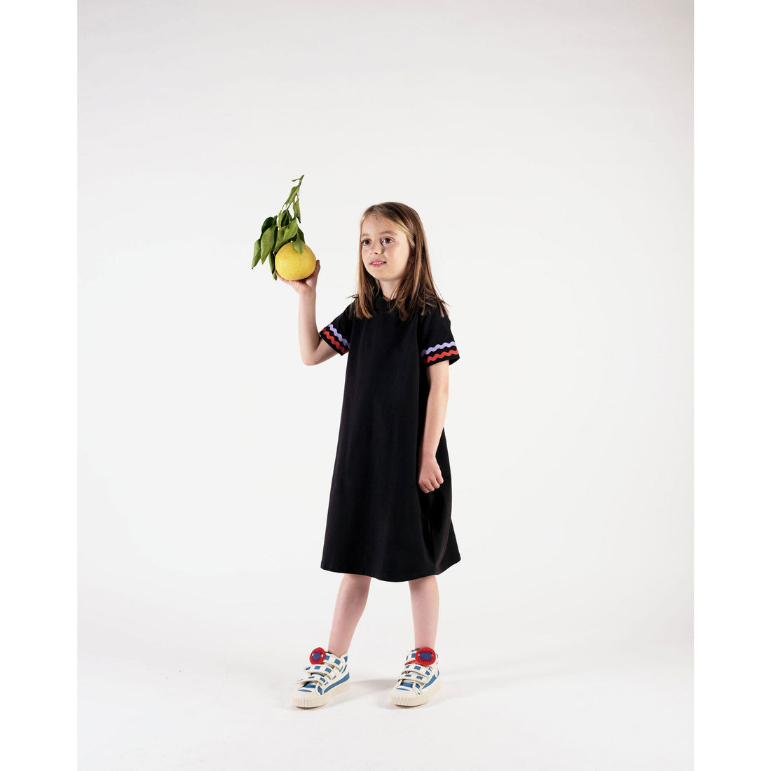 Wolf and Rita  Black Anabela Dress