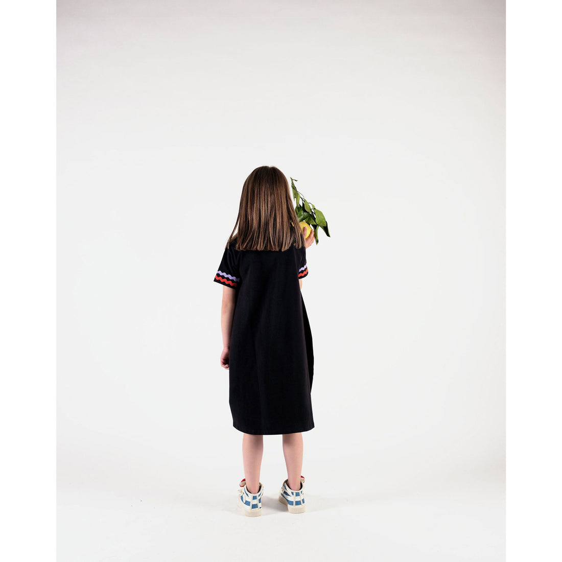 Wolf and Rita  Black Anabela Dress