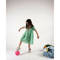 Wolf and Rita  Vichy Green Silvia Dress