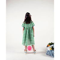 Wolf and Rita  Vichy Green Silvia Dress