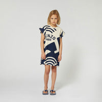 Kenzo Sand Printed Logo Dress