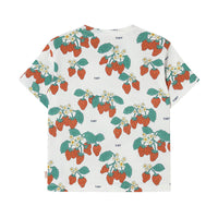 Tiny Cottons Off White Strawberries Tee