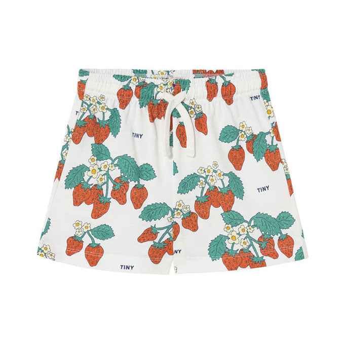 Tiny Cottons Off White Strawberries Short