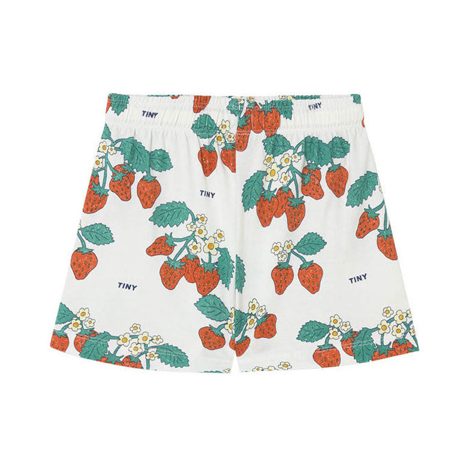 Tiny Cottons Off White Strawberries Short