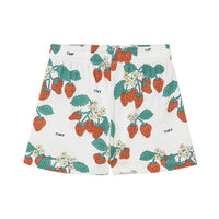 Tiny Cottons Off White Strawberries Short