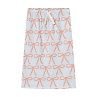 Tiny Cottons Pastel Blue Bows Long Skirt