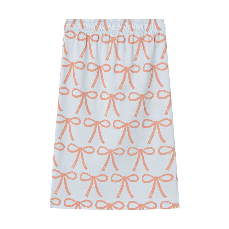 Tiny Cottons Pastel Blue Bows Long Skirt