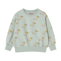 Tiny Cottons Pale Mint Duck Sweatshirt