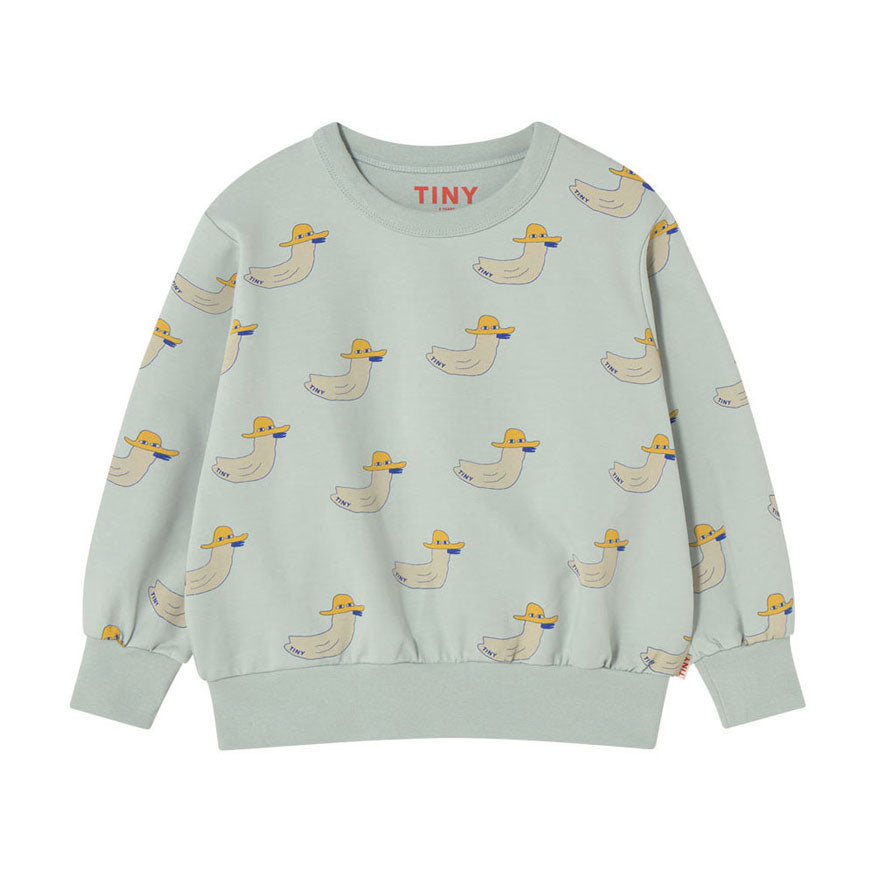 Tiny Cottons Pale Mint Duck Sweatshirt