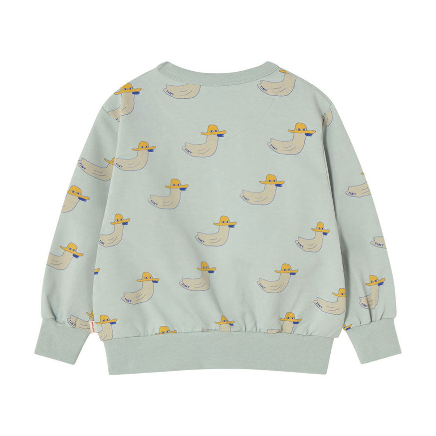 Tiny Cottons Pale Mint Duck Sweatshirt