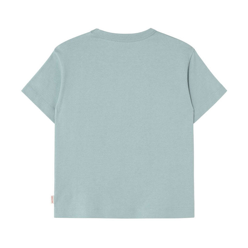 Tiny Cottons Warm Grey Bunny Graphic Tee