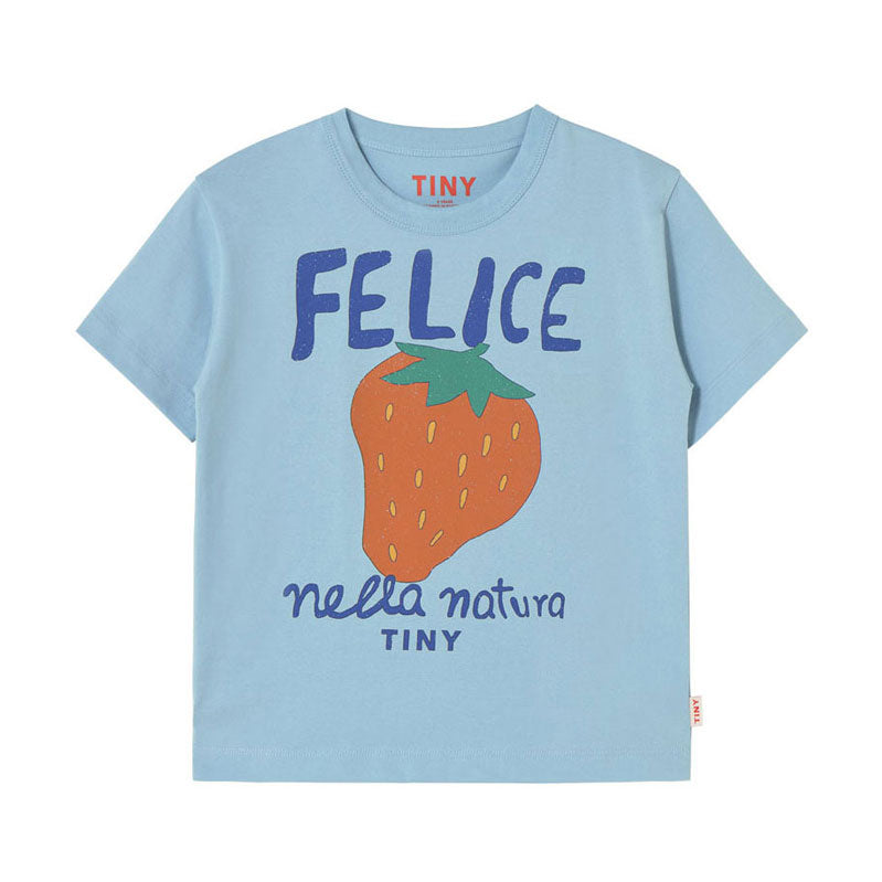 Tiny Cottons Dusty Blue Nella Natura Graphic Tee