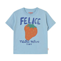 Tiny Cottons Dusty Blue Nella Natura Graphic Tee