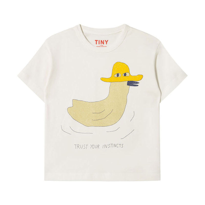 Tiny Cottons Off White Duck Graphic Tee