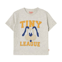 Tiny Cottons Light Grey Heather Tiny League Graphic Tee