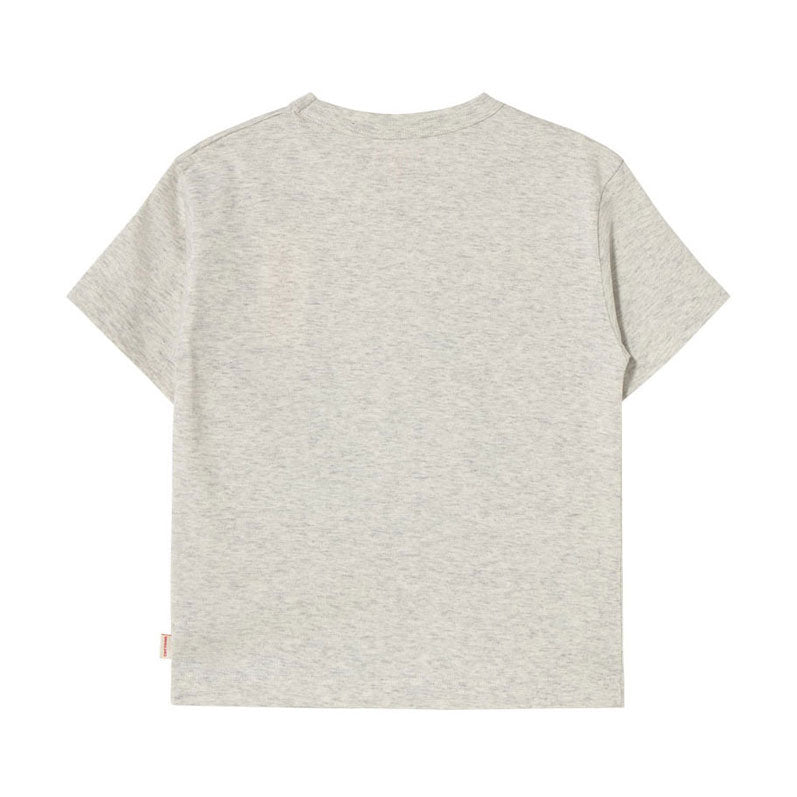 Tiny Cottons Light Grey Heather Tiny League Graphic Tee
