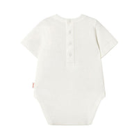 Tiny Cottons Off White Bunnies Graphic Bodysuit