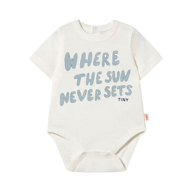 Tiny Cottons Off White Sun Graphic Bodysuit