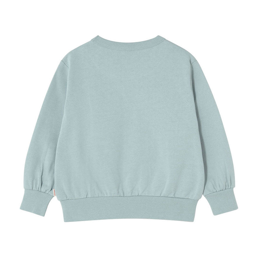 Tiny Cottons Warm Grey Duck Graphic Sweatshirt