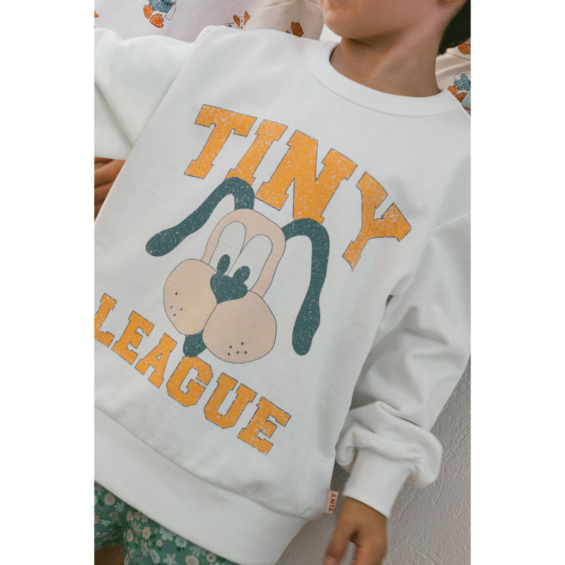 Tiny Cottons Off White Tiny League Graphic Sweatshirt