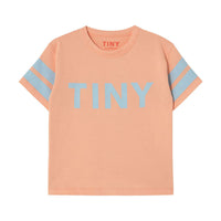 Tiny Cottons Papaya Stripes Logo Tee
