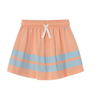 Tiny Cottons Papaya Stripes Logo Skirt