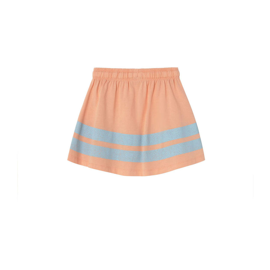 Tiny Cottons Papaya Stripes Logo Skirt