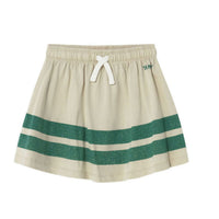 Tiny Cottons Vanilla Stripes Logo Skirt