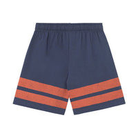 Tiny Cottons Navy Stripes Logo Short