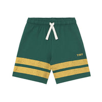 Tiny Cottons Emerald Stripes Logo Short