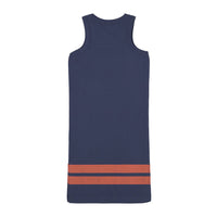 Tiny Cottons Navy Stripes Sleeveless Dress