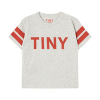 Tiny Cottons Light Grey Heather Stripes Tiny Tee