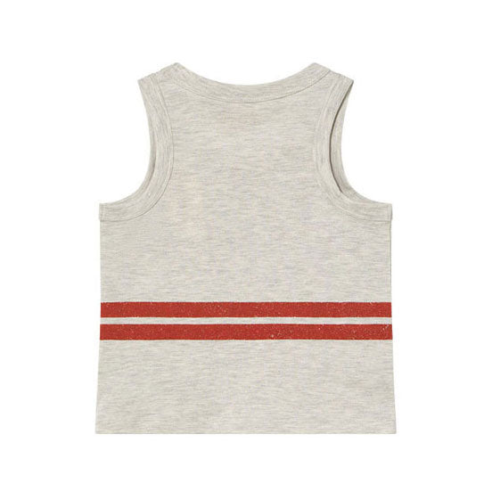Tiny Cottons Cream Logo Tank Top