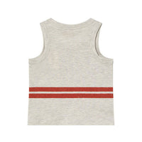 Tiny Cottons Cream Logo Tank Top