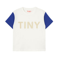 Tiny Cottons Off White Color Block Tee