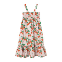 Tiny Cottons Pastel Pink Strawberries Woven Dress