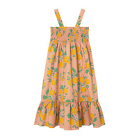 Tiny Cottons Papaya Flower Woven Dress