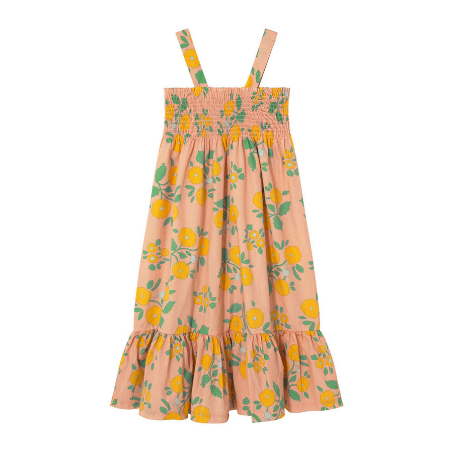 Tiny Cottons Papaya Flower Woven Dress