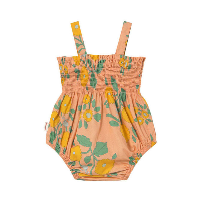 Tiny Cottons Papaya Flower Woven Bodysuit