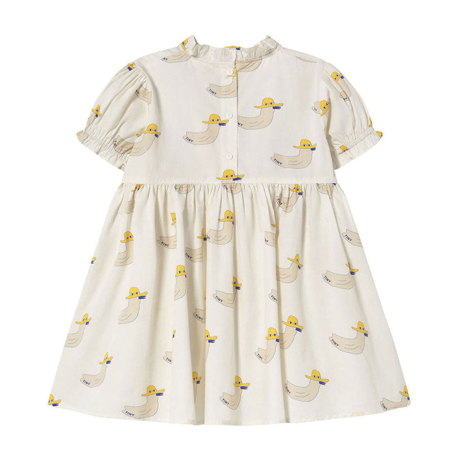 Tiny Cottons Off White Duck Dress