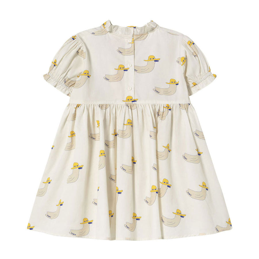 Tiny Cottons Off White Duck Dress