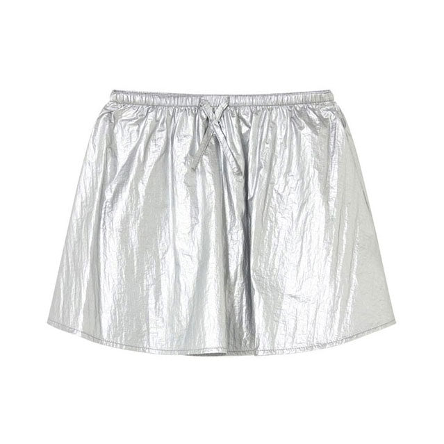 Tiny Cottons Silver Metallic Skirt