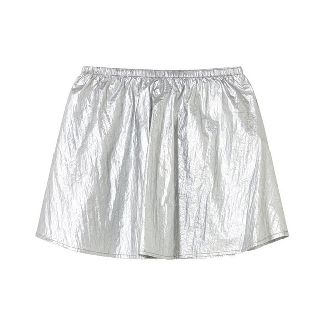 Tiny Cottons Silver Metallic Skirt